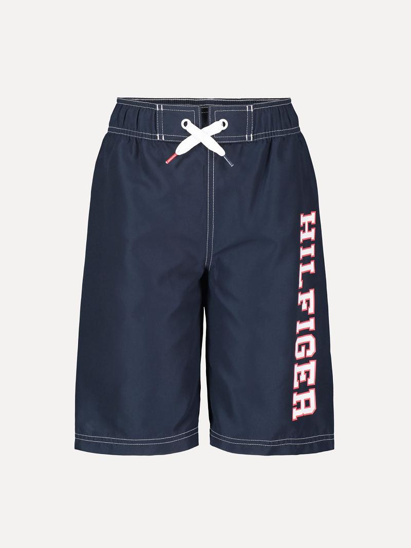 Fiú Tommy Hilfiger Little Hilfiger Trunk Úszóruhák Kék | HU 2232UZG